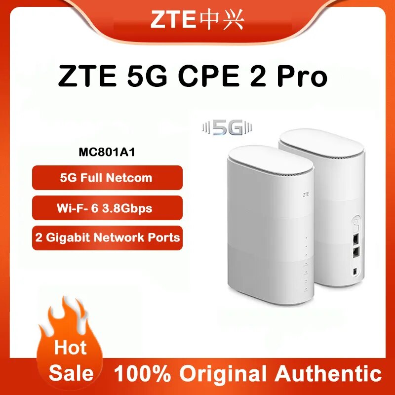  ZTE 5G CPE   MC801A1  ͽٴ  ޽  5Ghz, SIM ī NSA + SA   